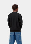 Carhartt WIP American Script Crew Neck Sweatshirt, Black