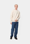 Carhartt WIP American Script Crew Neck Sweatshirt, Natural