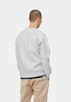 Carhartt WIP Chase Crew Neck Sweatshirt, Ash Heather