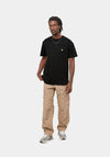 Carhartt Chase Crew Neck T-Shirt, Black