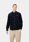 Carhartt Maddison Fine Cord Shirt, Dark Navy