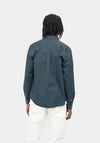 Carhartt Madison Shirt, Storm Blue & Wax