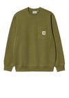 Carhartt Pocket Crew Neck Sweatshirt, Kiwi