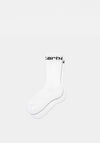 Carhartt Ribbed Logo Socks, White