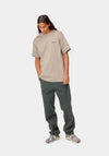 Carhartt WIP Script Embroidery T-Shirt, Wall & Black