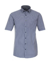 Casa Moda Geo Print Short Sleeve Shirt, Blue