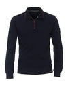 Casa Moda Half Zip Sweatshirt, Night Blue
