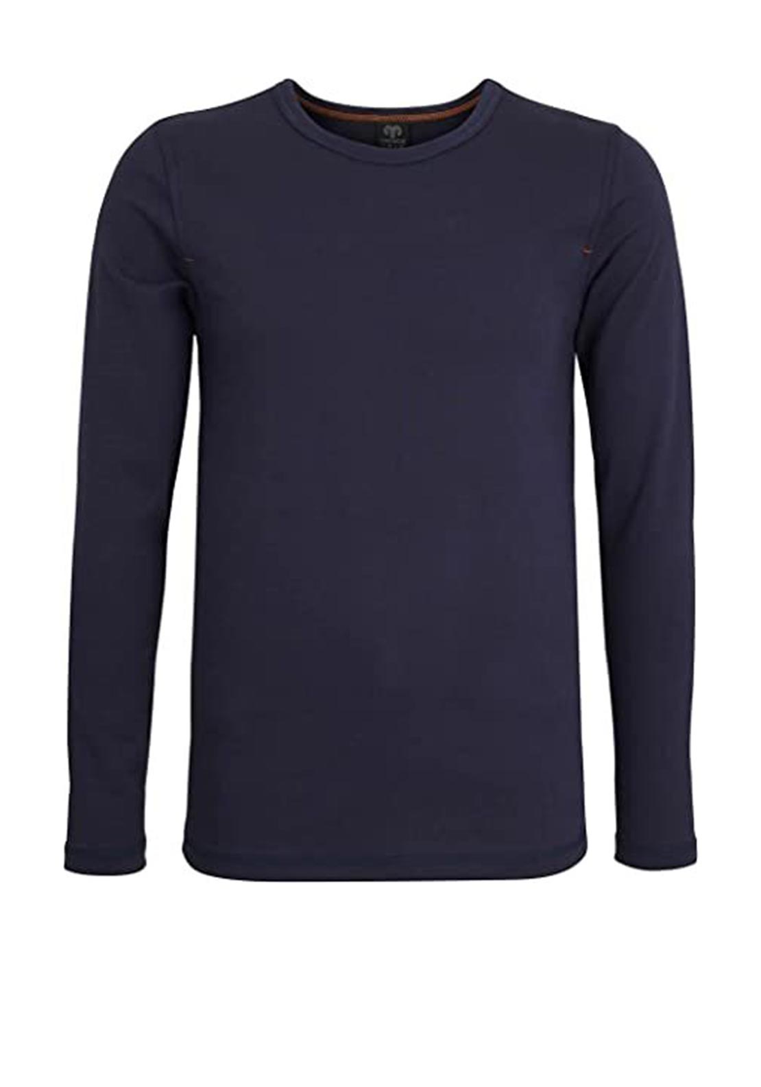 Ceceba Functional Underwear Long Sleeve Crew Neck T-Shirt, Navy