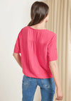 Cecil Button Front Blouse, Pink