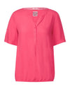 Cecil Button Front Blouse, Pink