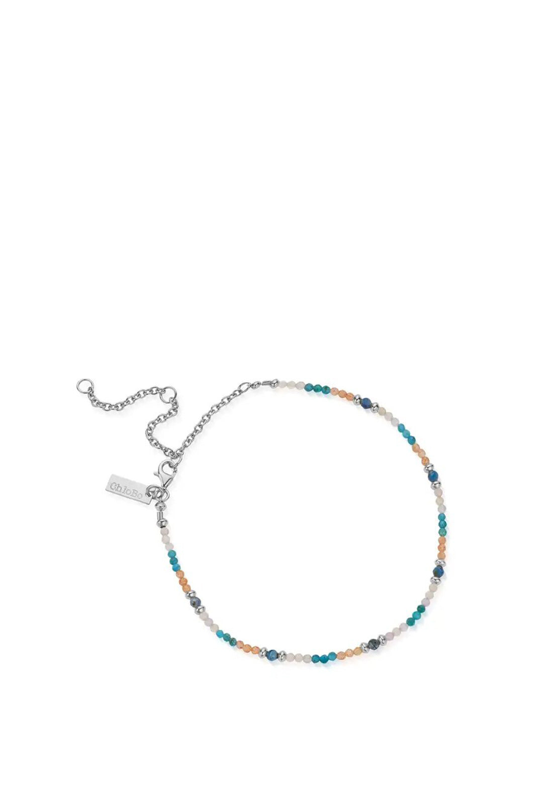 ChloBo Blissful Freedom Ankle Bracelet, Silver