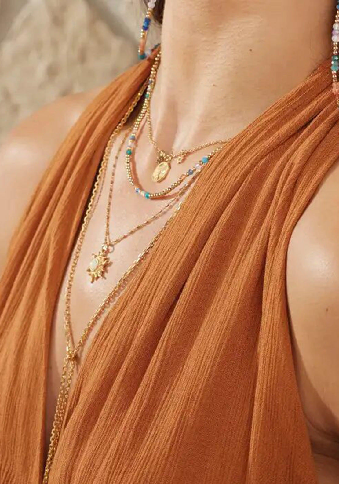 ChloBo Enlightened Necklace, Gold