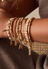 ChloBo Forever and Always Pearl Bracelet, Gold