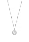 ChloBo Guiding Heart Triple Bobble Necklace, Silver