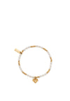 ChloBo Heart of Love Pearl Bracelet, Gold