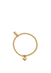 ChloBo Cute Charm Puffed Heart Bracelet, Gold
