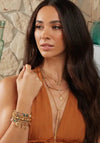 ChloBo Shadows of Peace Necklace, Gold