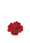 The Home Studio Christmas Flower Clip, Red