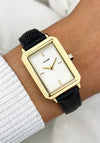 Cluse Fluette Interchangable Strap Watch, Gold