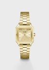 Cluse Gracieuse Petite Croc Strap Watch, Gold