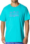 Columbia Explorers Canyon Back Graphic T-Shirt, Bright Aqua
