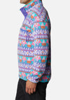 Columbia Helvetia Half Snap Button Fleece, Purple & Turquoise Multi