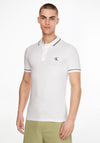 Calvin Klein Jeans Contrast Trim Polo Shirt, White