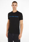Calvin Klein Jeans Institutional Logo T-Shirt, Black & Blue