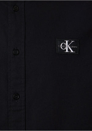 Calvin Klein Jeans Logo Badge Shirt, CK Black