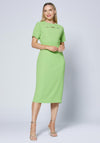 Caroline Kilkenny Riley Keyhole Midi Dress, Green