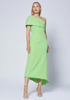 Caroline Kilkenny Vickie Drape Shoulder Maxi Dress, Green
