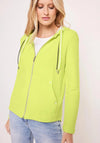 Cecil Woven Full Zip Hoodie, Lime