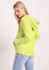 Cecil Woven Full Zip Hoodie, Lime
