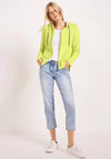 Cecil Woven Full Zip Hoodie, Lime