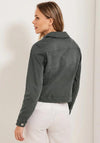 Cecil Coloured Denim Jacket, Khaki