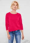 Cecil Round Neck Sweater, Fresh Pink