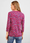 Cecil Floral Pattern T-Shirt, Fresh Pink