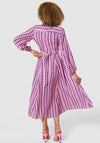 Closet London Circle Pattern A Line Maxi Dress, Pink Multi