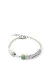 Coeur De Lion Geocube Chunky Chain Fusion Bracelet, Silver