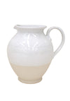 Casafina Fine Stoneware Large Pitcher, White
