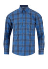 Daniel Grahame Ivano Check Shirt, Blue & Navy