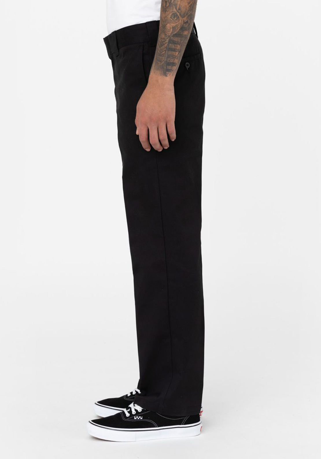 Dickies 873 Slim Straight Work Trousers, Black