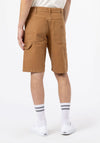 Dickies Duck Canvas Shorts, Stone Washed Brown Duck