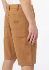 Dickies Duck Canvas Shorts, Stone Washed Brown Duck