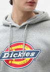 Dickies Icon Logo Hoodie, Gym Grey