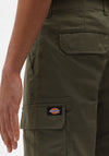 Dickies Millerville Cargo Trousers, Military Green