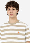 Dickies Rivergrove T-Shirt, Khaki & White