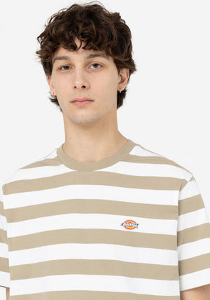 Dickies Rivergrove T-Shirt, Khaki & White