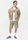 Dickies Short Sleeve Work Shirt, Khaki