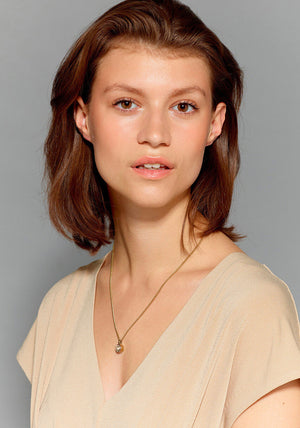 Dyrberg/Kern Ette Necklace, Gold & Peach